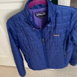 PATAGONIA NANO PUFF jacket royal blue never worn great for layering